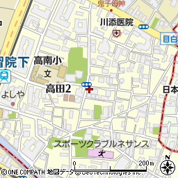 東京都豊島区高田1丁目29-7周辺の地図