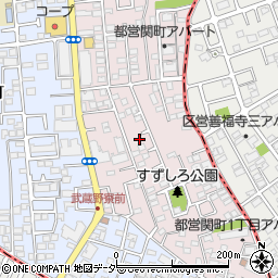 東京都練馬区関町南2丁目18周辺の地図