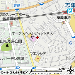 千葉県佐倉市上志津1641-7周辺の地図