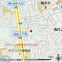 東京都文京区白山1丁目5周辺の地図