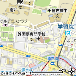 東京都豊島区高田3丁目周辺の地図