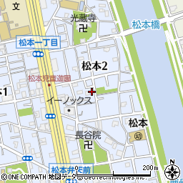 東京都江戸川区松本2丁目22-11周辺の地図