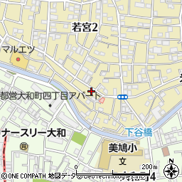 東京都中野区若宮2丁目24-4周辺の地図