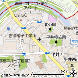東京都江戸川区平井7丁目11周辺の地図