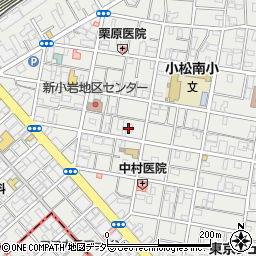 東京都葛飾区新小岩2丁目15周辺の地図