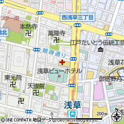 株式会社ライフコーポレーション　浅草店周辺の地図