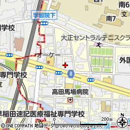 東京都豊島区高田3丁目28周辺の地図