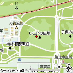 小金井公園周辺の地図