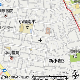 東京都葛飾区新小岩3丁目9周辺の地図