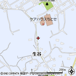 千葉県佐倉市生谷389周辺の地図