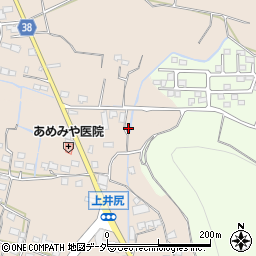 山梨県甲州市塩山上井尻1376周辺の地図