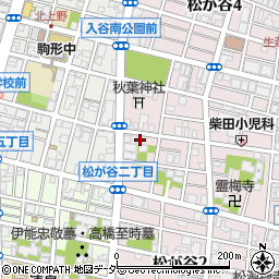 東京都台東区松が谷3丁目9-10周辺の地図