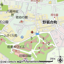 千葉県佐倉市鏑木町278周辺の地図