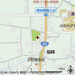 長野県駒ヶ根市赤穂福岡8750周辺の地図