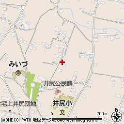 山梨県甲州市塩山上井尻1703周辺の地図