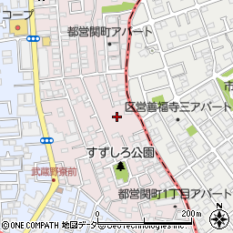 東京都練馬区関町南2丁目13周辺の地図