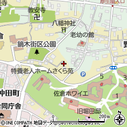 千葉県佐倉市鏑木町256周辺の地図