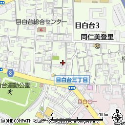 東京都文京区目白台3丁目15-24周辺の地図