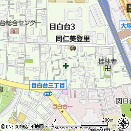 東京都文京区目白台3丁目9-13周辺の地図