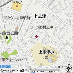 コープ野村志津３周辺の地図