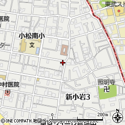 東京都葛飾区新小岩3丁目9-8周辺の地図