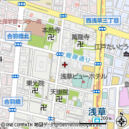 スターライト浅草周辺の地図