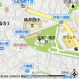 井草八幡宮社務所周辺の地図