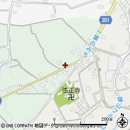 山梨県甲州市塩山下粟生野1290周辺の地図