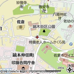 千葉県佐倉市鏑木町247周辺の地図