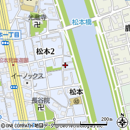 東京都江戸川区松本2丁目19-6周辺の地図