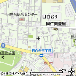 東京都文京区目白台3丁目13-9周辺の地図