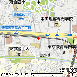 フラット新宿周辺の地図