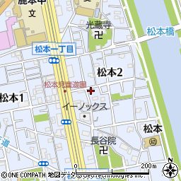 東京都江戸川区松本2丁目22-5周辺の地図