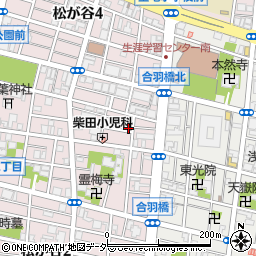東京都台東区松が谷3丁目15-1周辺の地図