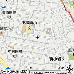 東京都葛飾区新小岩3丁目9-4周辺の地図