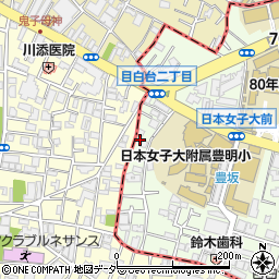 東京都文京区目白台1丁目15-2周辺の地図