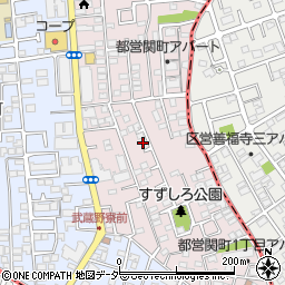 東京都練馬区関町南2丁目18-21周辺の地図