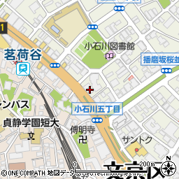 小石川女子学生ハイツ周辺の地図