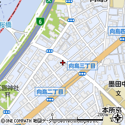 東京都墨田区向島2丁目10 8の地図 住所一覧検索 地図マピオン
