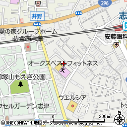 千葉県佐倉市上志津1641-26周辺の地図