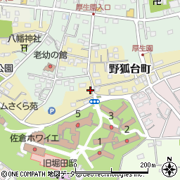 千葉県佐倉市鏑木町281周辺の地図