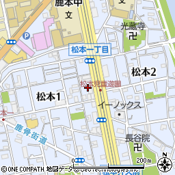 東京都江戸川区松本1丁目20周辺の地図