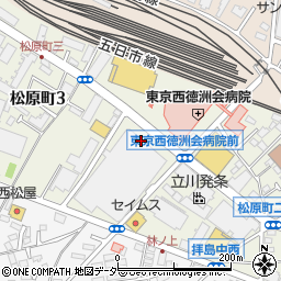 東京都昭島市松原町周辺の地図