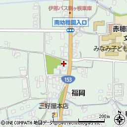 長野県駒ヶ根市赤穂福岡8743周辺の地図