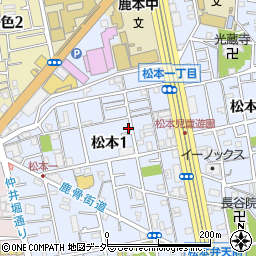東京都江戸川区松本1丁目22-13周辺の地図