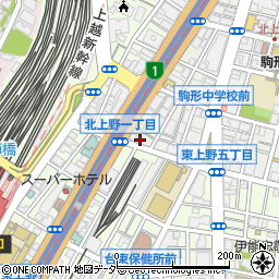 日昌園 北上野店周辺の地図