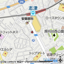千葉銀行志津支店周辺の地図