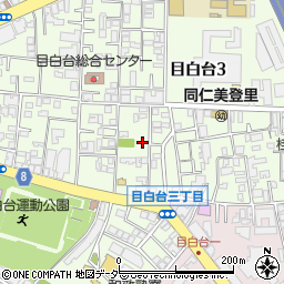 東京都文京区目白台3丁目15-23周辺の地図