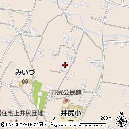 山梨県甲州市塩山上井尻1712周辺の地図