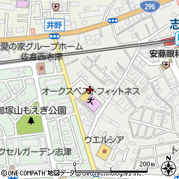 千葉県佐倉市上志津1641-25周辺の地図